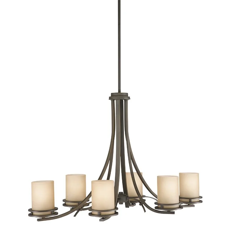 Chandeliers with Pendant Lights for a Stylish LookHendrik Six-Light Oval Chandelier