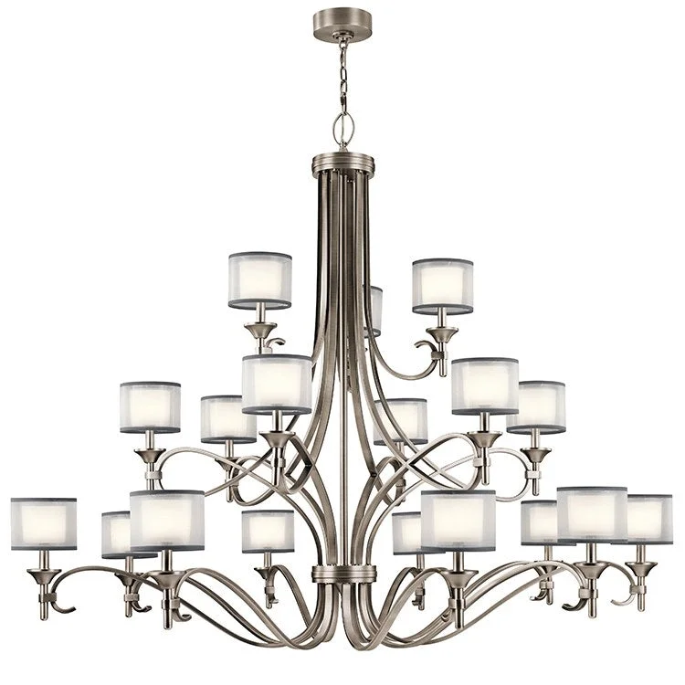 LED Chandeliers for Energy - Efficient LightingLacey Eighteen-Light Three-Tier Chandelier