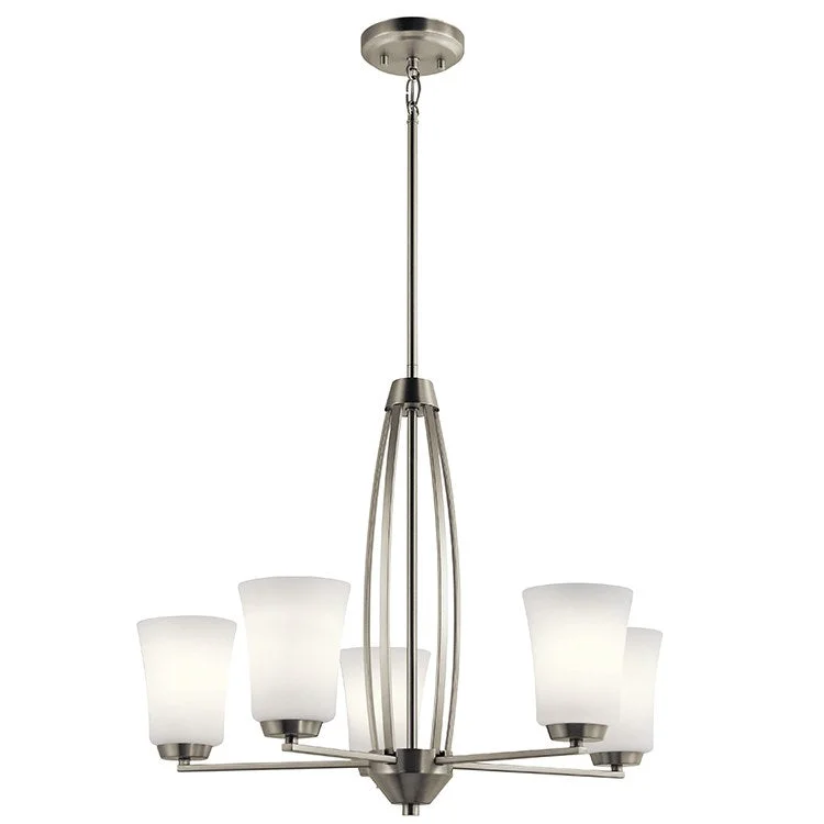 Chandeliers with Adjustable Height for Custom InstallationTao Five-Light Chandelier