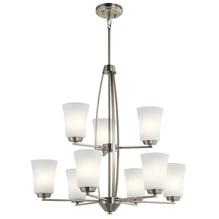 Chandeliers with Sputnik - Style Design for a Futuristic VibeTao Nine-Light Two-Tier Chandelier