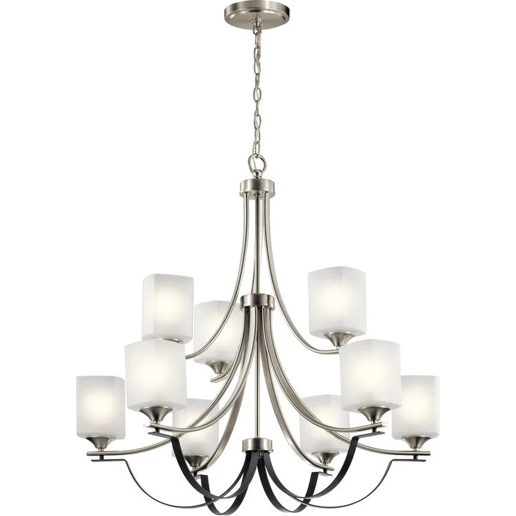 Bohemian - Style Beaded Chandeliers for Eclectic DecorTula Nine-Light Two-Tier Chandelier