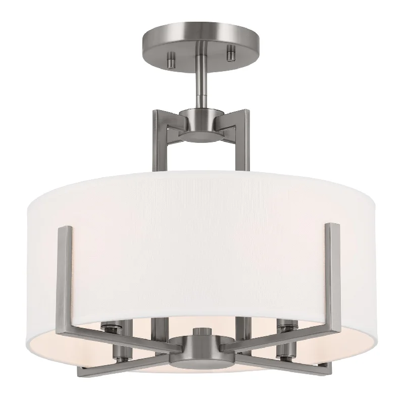 Incandescent Chandeliers for a Warm and Traditional GlowMalen Semi Flush Mount