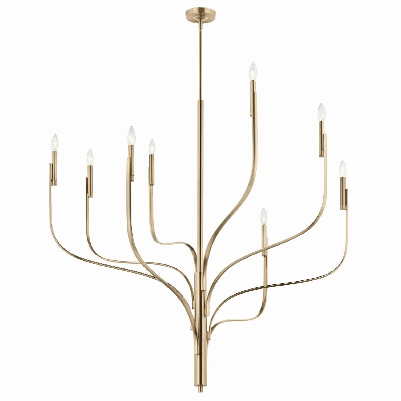 Chandeliers with Adjustable Height for Custom InstallationLivadia Eight Light Chandelier