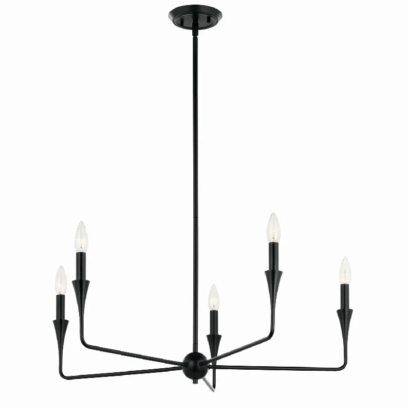 Chandeliers with Pendant Lights for a Stylish LookAlvaro Five Light Chandelier