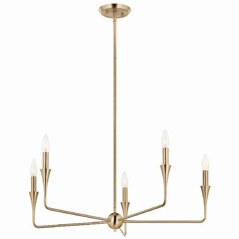 Mini Chandeliers for Adding Charm to Small SpacesAlvaro Five Light Chandelier