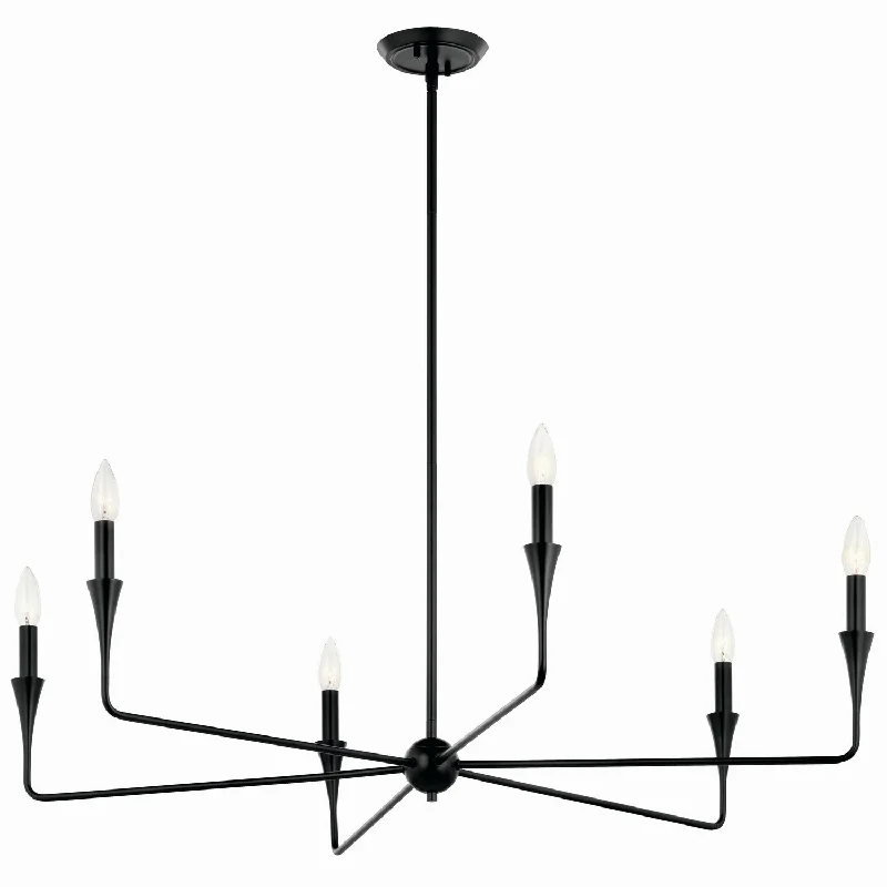 Chandeliers with Pendant Lights for a Stylish LookAlvaro Six Light Chandelier