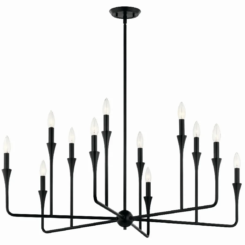 Chandeliers with Candle - Style Bulbs for a Classic AestheticAlvaro 12 Light Chandelier