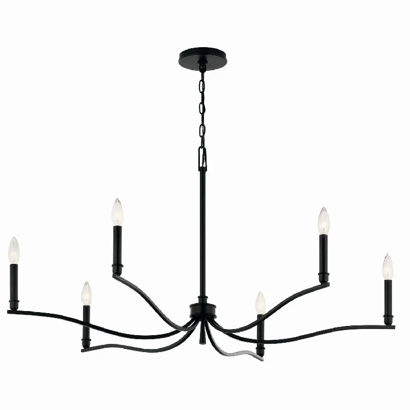 Chandeliers with Venetian Glass for a Luxurious LookMalene Six Light Chandelier