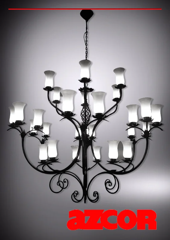 Chandeliers with Adjustable Arms for Directional LightingLindee Chandelier 27