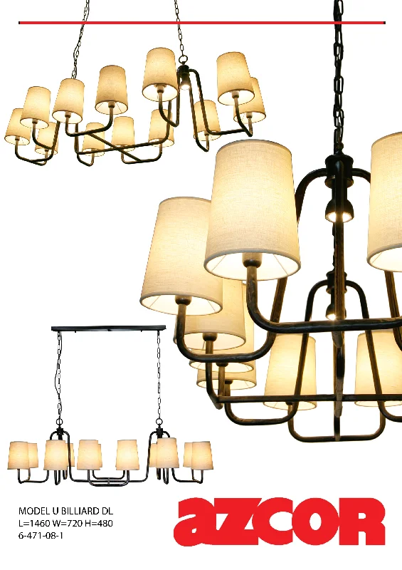 Mini Chandeliers for Adding Charm to Small SpacesModel-U Dining Light