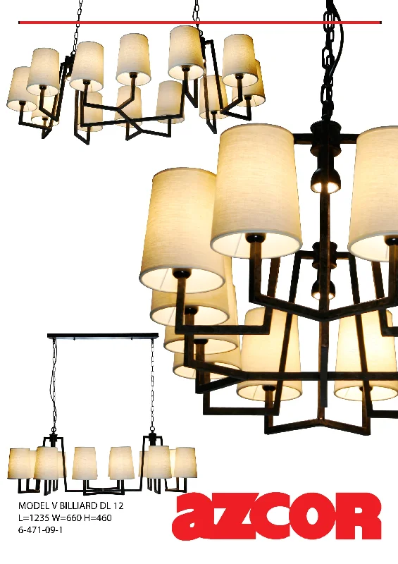 Chandeliers for Dining Rooms to Set the Mood for MealsModel V Dining Light