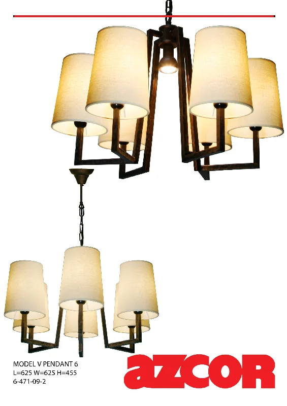 Chandeliers with Venetian Glass for a Luxurious LookModel V Chandelier 6