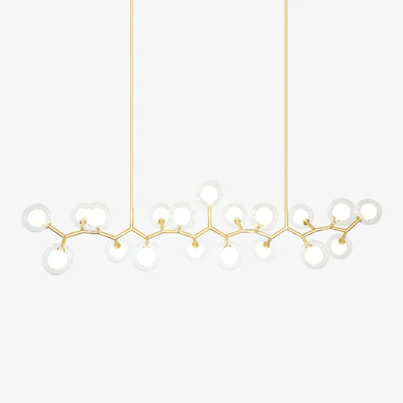 Mid - Century Modern Chandeliers for Vintage AppealMolecular Glass Balls Chandelier