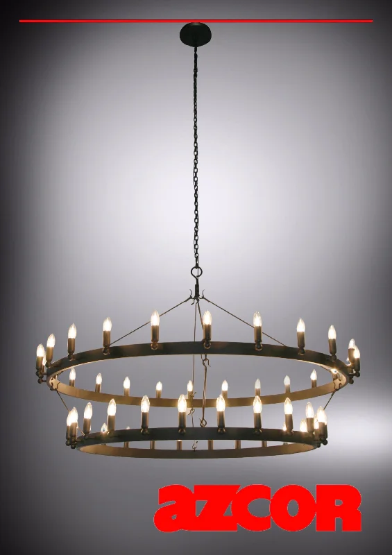 Chandeliers with Pendant Lights for a Stylish LookOlympic Chandelier 48