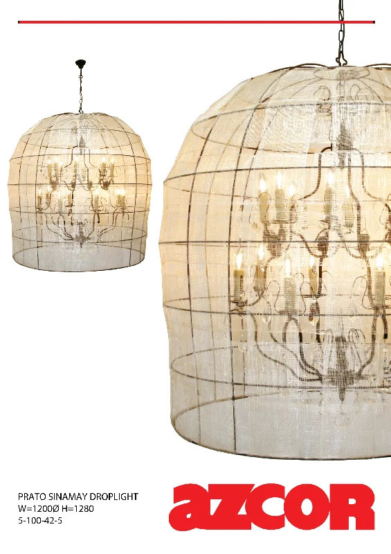 Chandeliers with Venetian Glass for a Luxurious LookPrato Sinamay Chandelier 16