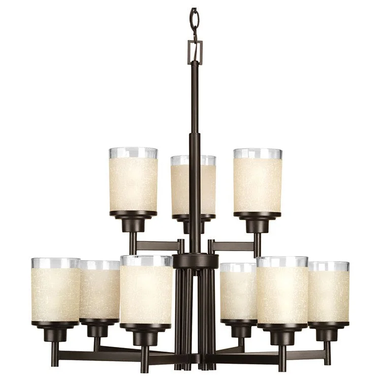 Bohemian - Style Beaded Chandeliers for Eclectic DecorAlexa Nine-Light, Two-Tier Chandelier