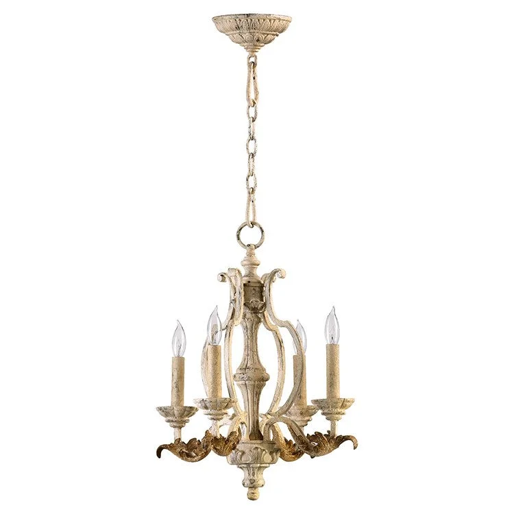 Chandeliers with Frosted Glass for a Softer Light DiffusionFlorence Four-Light Chandelier