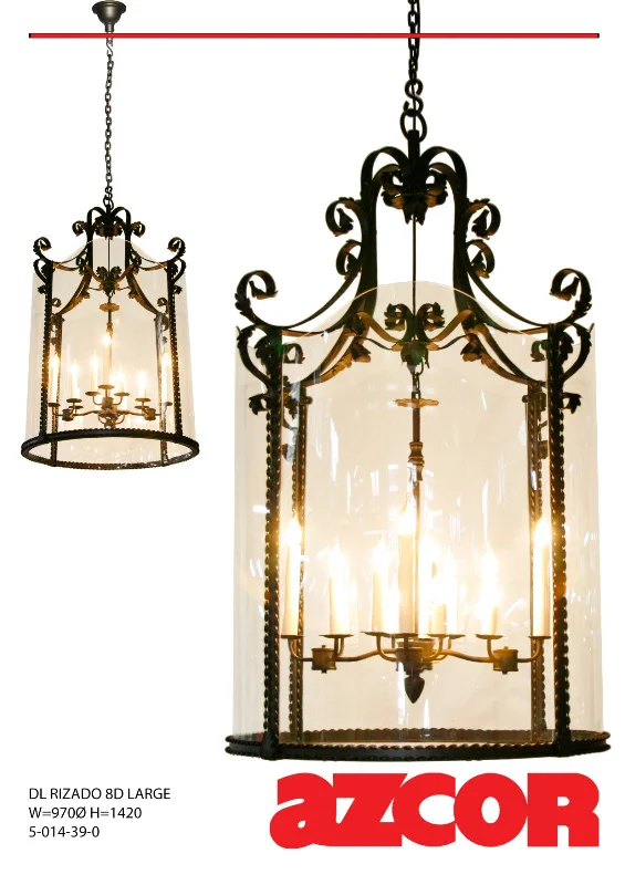 Bohemian - Style Beaded Chandeliers for Eclectic DecorRizado 8D Large Drop Light