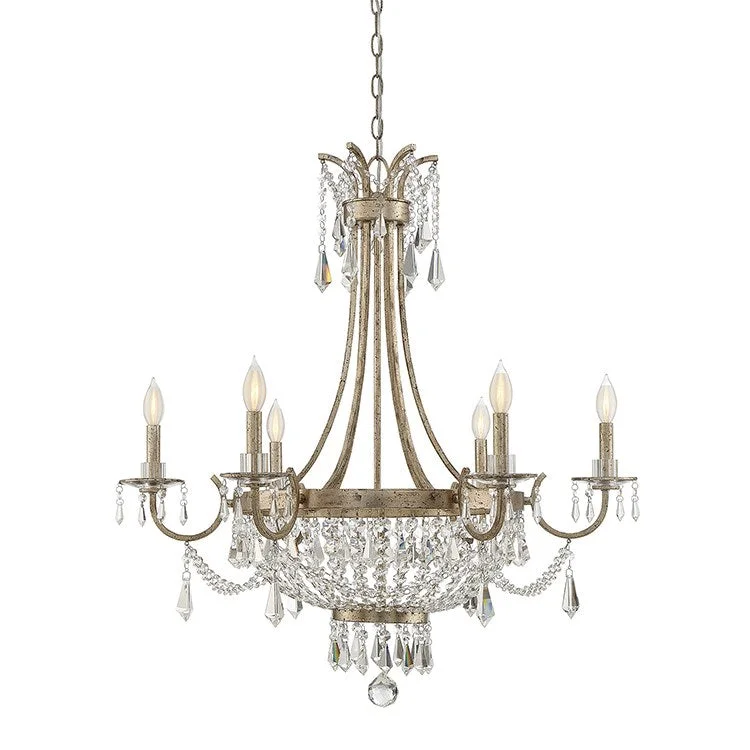 Chandeliers with Dimmable Lights for Ambiance ControlClaiborne Six-Light Chandelier