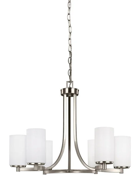 Chandeliers with Metal Frames in Bronze FinishHettinger Six-Light LED Chandelier