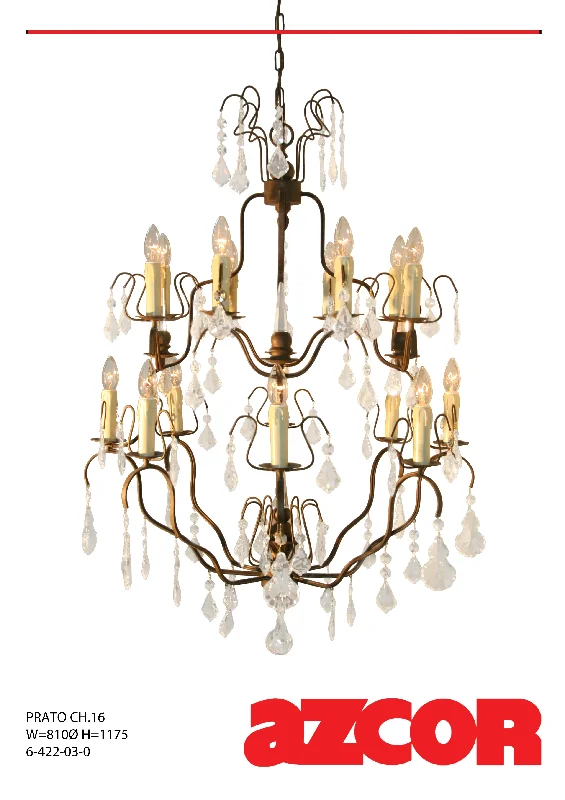 Oversized Chandeliers as a Statement Piece in Living RoomsPrato Chandelier 16