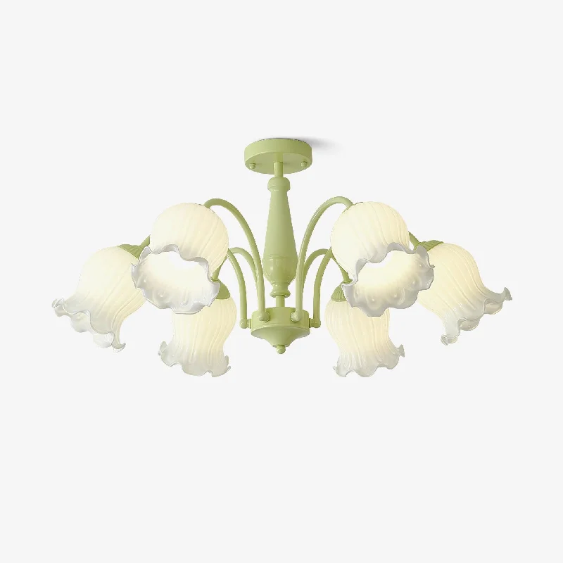 Chandeliers for Living Rooms to Create a Focal PointTrumpet Flower Chandelier