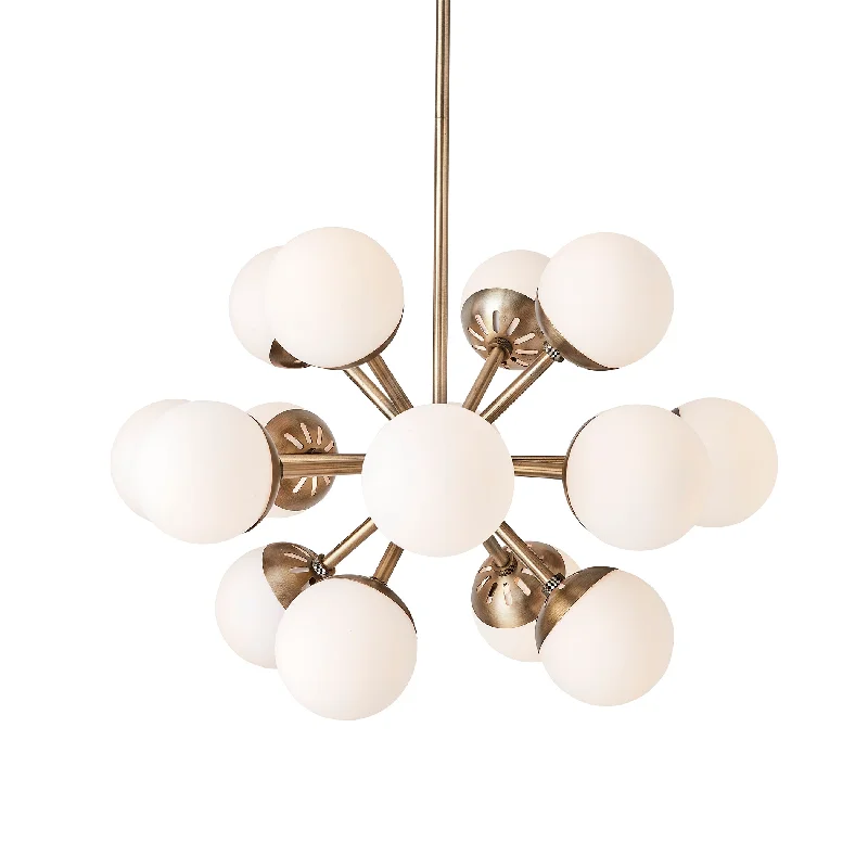 Chandeliers for Dining Rooms to Set the Mood for MealsUttermost Droplet 16 Light Sputnik Chandelier