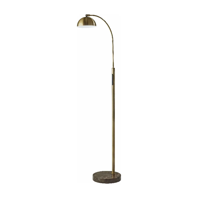 Wood Floor Lamp with Natural Grain for a Warm and Organic FeelBolton Floor Lamp