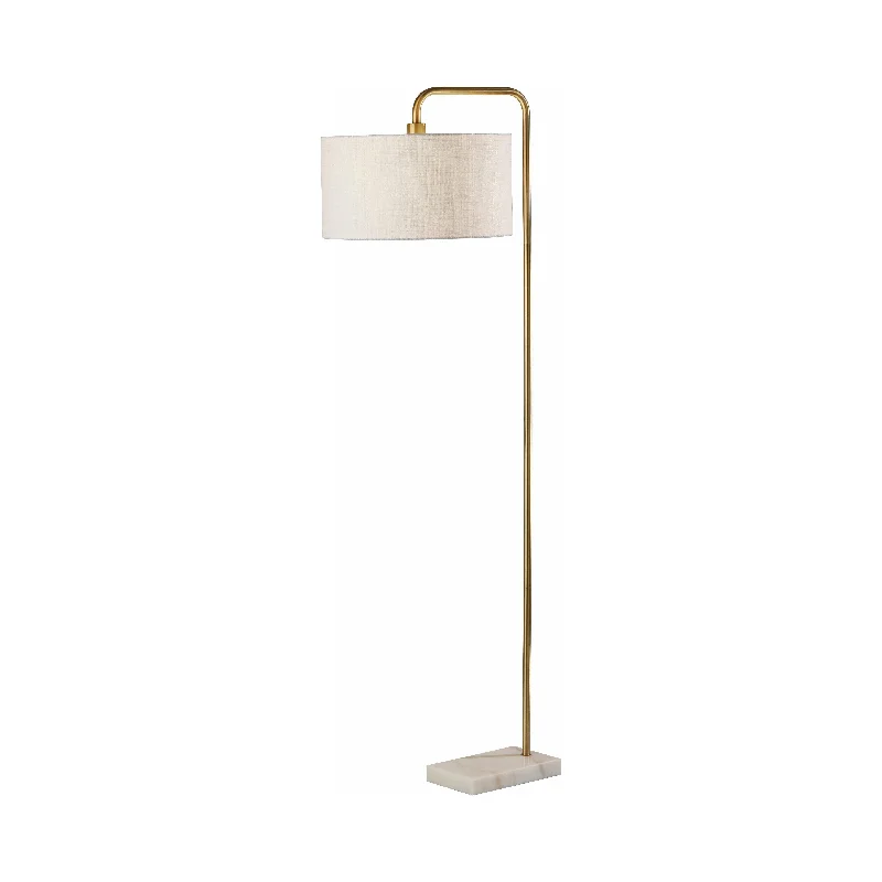 Glass Floor Lamp with Frosted Shades for Soft Diffused LightJustine Floor Lamp