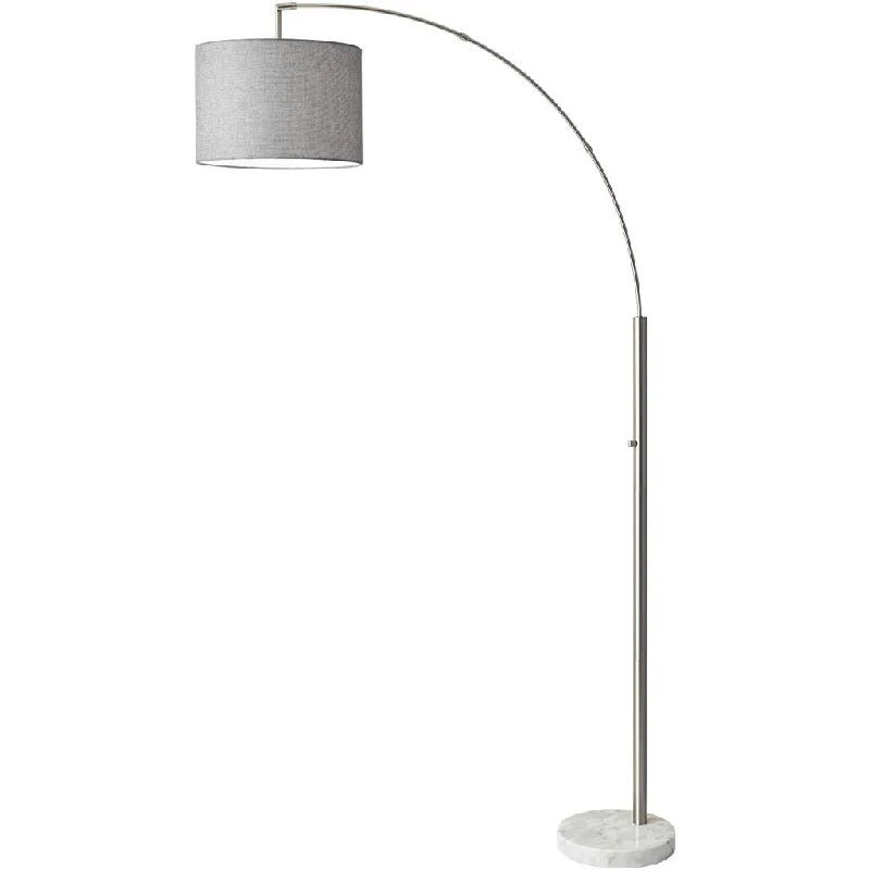 Dimmable Floor Lamp for Adjustable Lighting AmbianceBoston Arc Lamp Brushed Steel