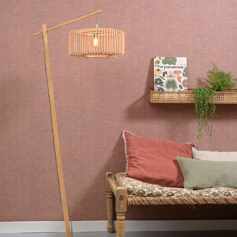 Metal Floor Lamp with a Matte Black Finish for a Sleek LookBromo Bamboo Floor Lamp