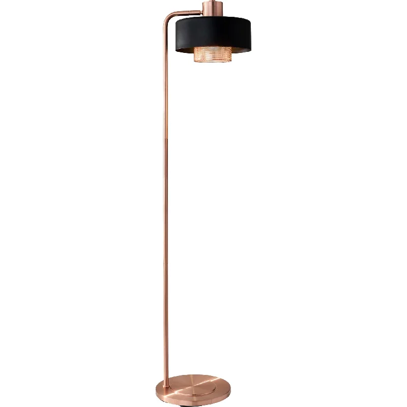 Bohemian Inspired Floor Lamp for Eclectic Home DecorBrondby Floor Lamp Copper/Black