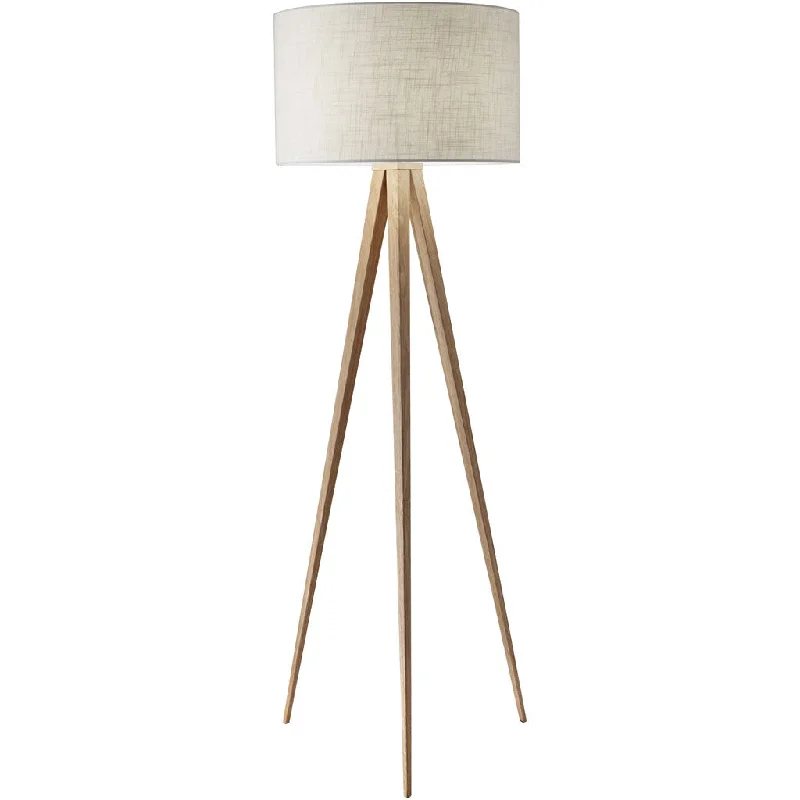 Dimmable Floor Lamp for Adjustable Lighting AmbianceDictation Floor Lamp Natural Wood