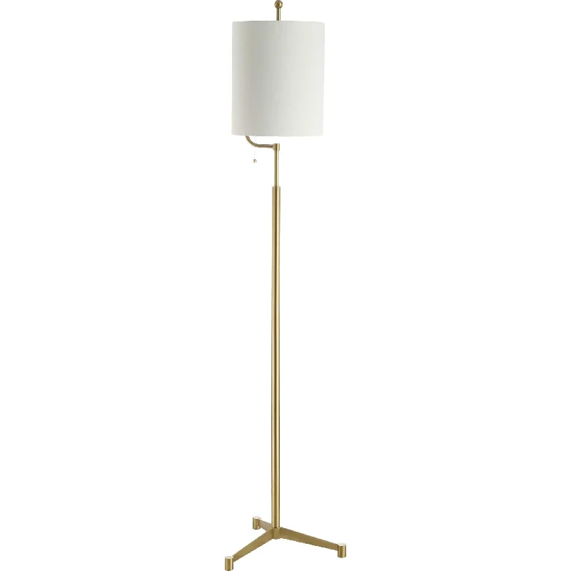 Rustic Farmhouse Style Floor Lamp for Cozy BedroomsEzla Floor Lamp Brass Gold