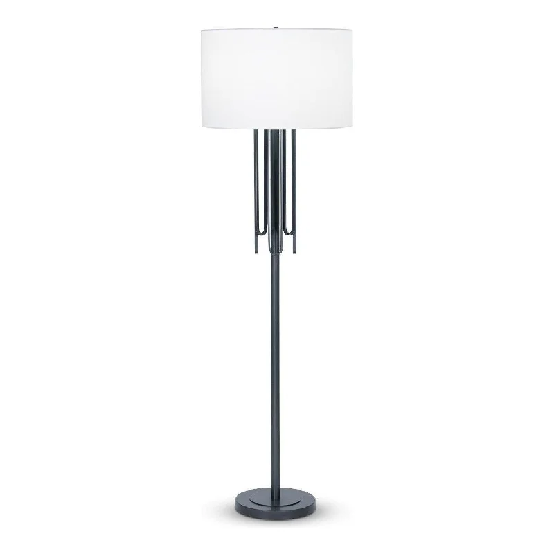 Fabric Floor Lamp with a Linen Shade for a Relaxed AestheticBarclay Floor Lamp