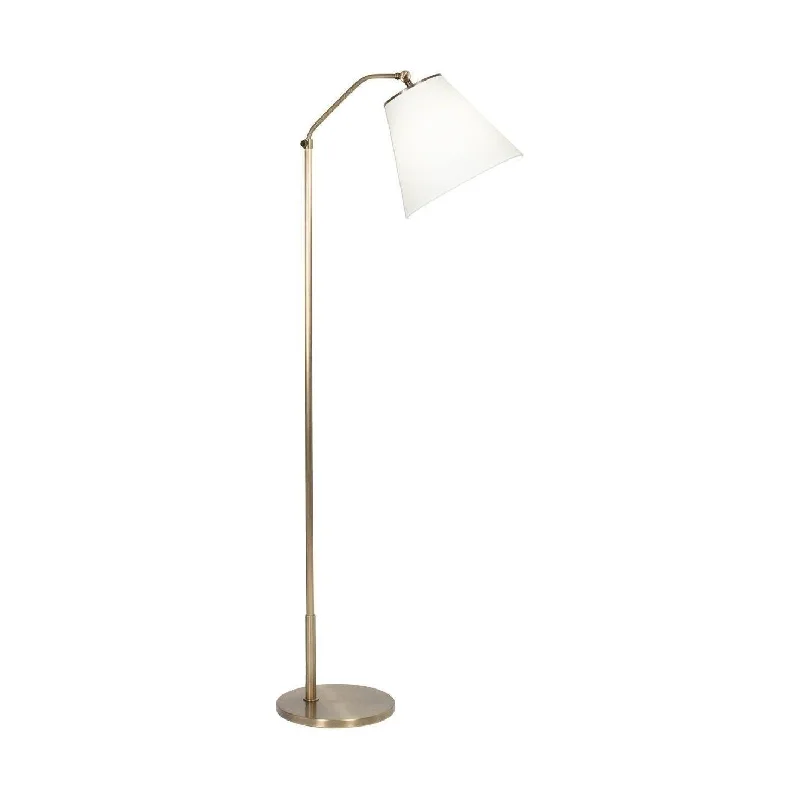 Fabric Floor Lamp with a Linen Shade for a Relaxed AestheticFin Floor Lamp