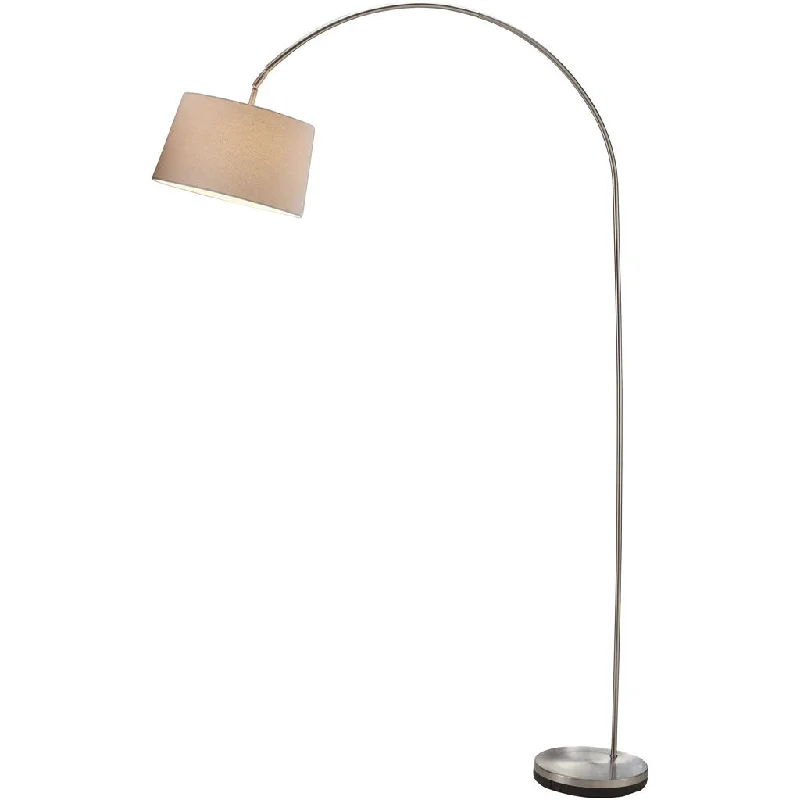 Adjustable Height Floor Lamp for Versatile Lighting NeedsGlasgow Arc Lamp Brushed Steel