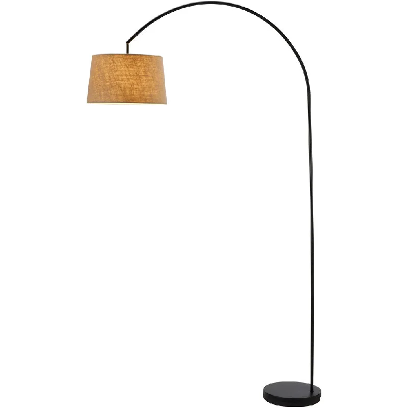 Modern Minimalist Floor Lamp for Contemporary Living RoomsGlasgow Arc Lamp Matte Black