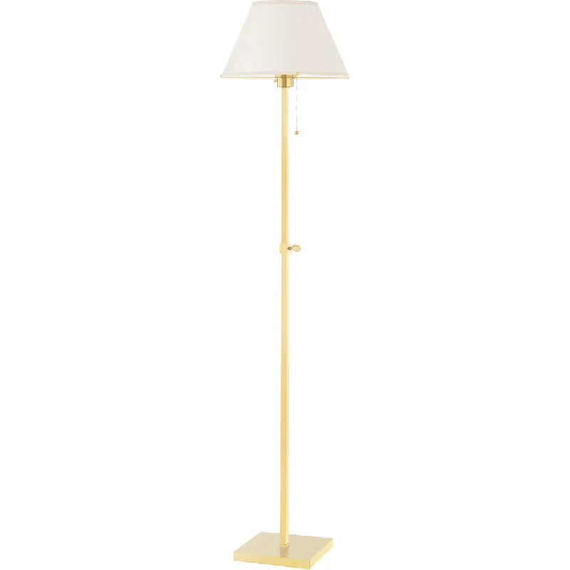 Metal Floor Lamp with a Matte Black Finish for a Sleek LookLeeds 1 Light Floor Lamp