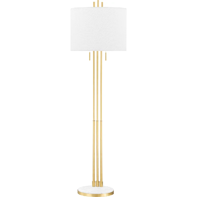 Smart Floor Lamp with Voice Control and Bluetooth ConnectivityRemsen 2 Light Floor Lamp