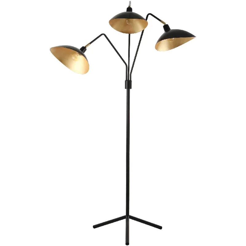 Metal Floor Lamp with a Matte Black Finish for a Sleek LookIrvin Floor Lamp Black