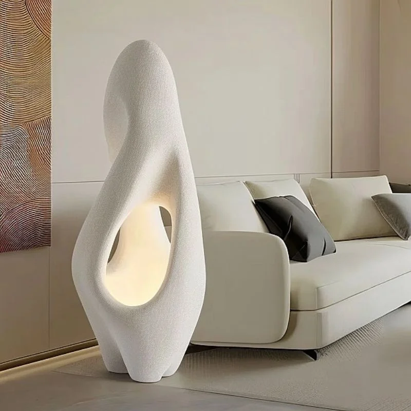 Wood Floor Lamp with Natural Grain for a Warm and Organic FeelIzbu Floor Lamp