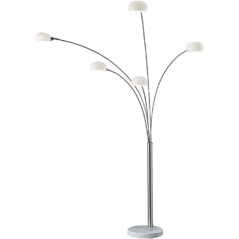 Industrial Style Floor Lamp with Exposed Bulbs for Loft ApartmentsLenox Arc Lamp