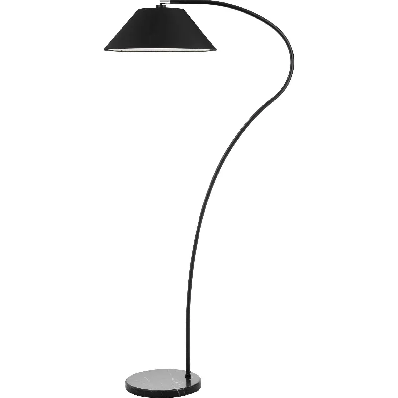 Smart Floor Lamp with Voice Control and Bluetooth ConnectivityLuke Arc Floor Lamp Black