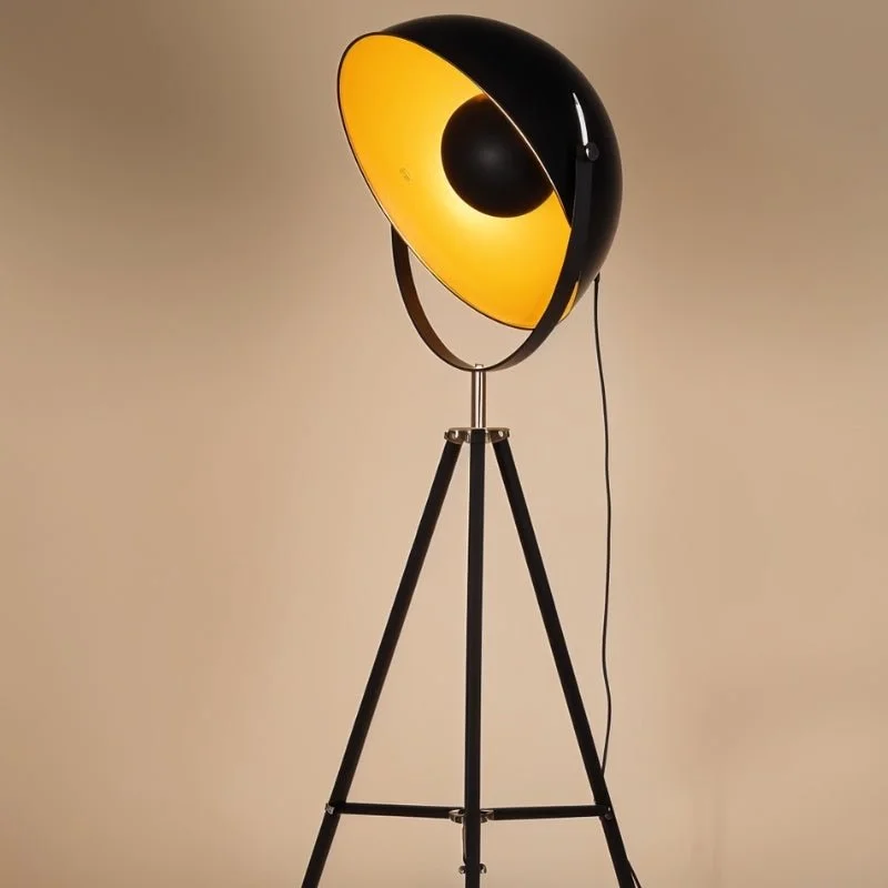 Metal Floor Lamp with a Matte Black Finish for a Sleek LookLukna Floor Lamp