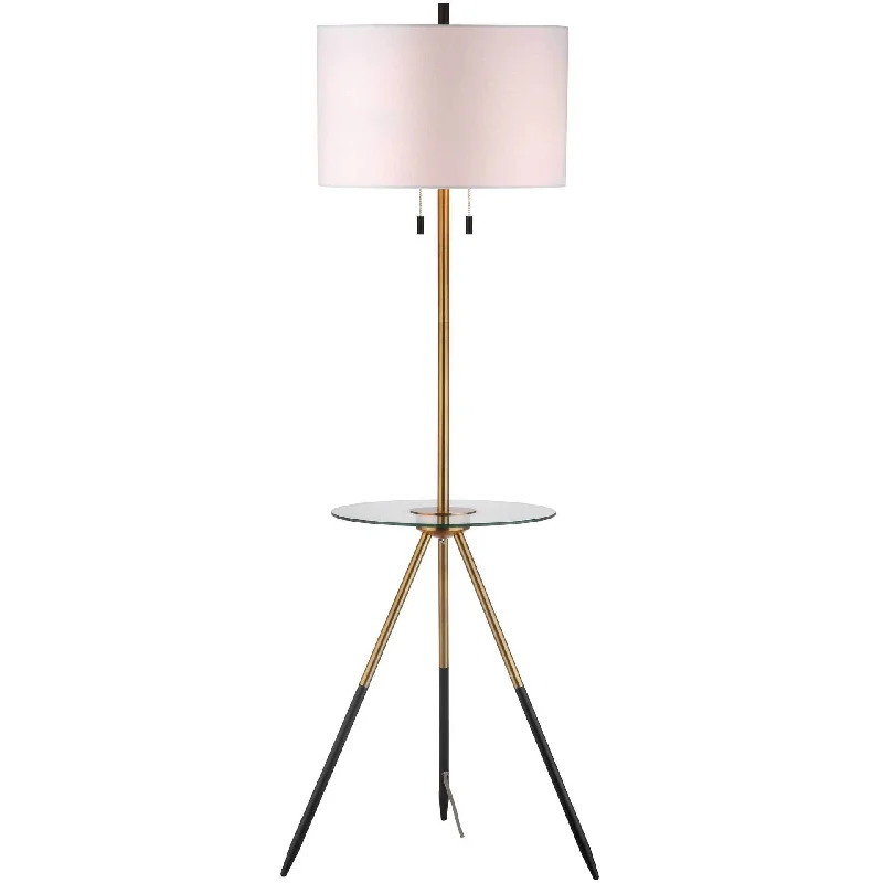 Metal Floor Lamp with a Matte Black Finish for a Sleek LookMonserrat Floor Lamp Side Table