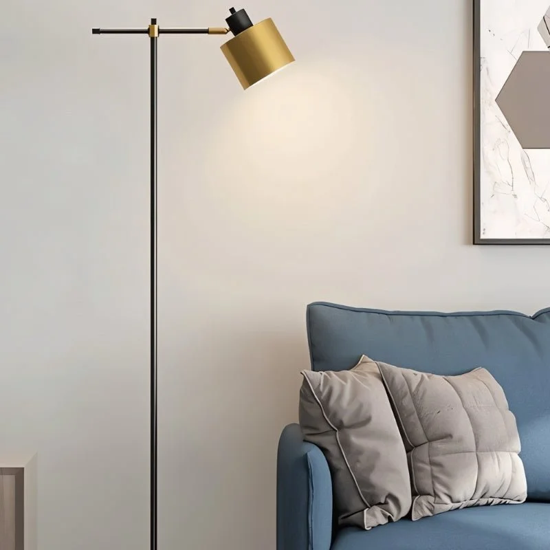 Glass Floor Lamp with Frosted Shades for Soft Diffused LightNiru Floor Lamp