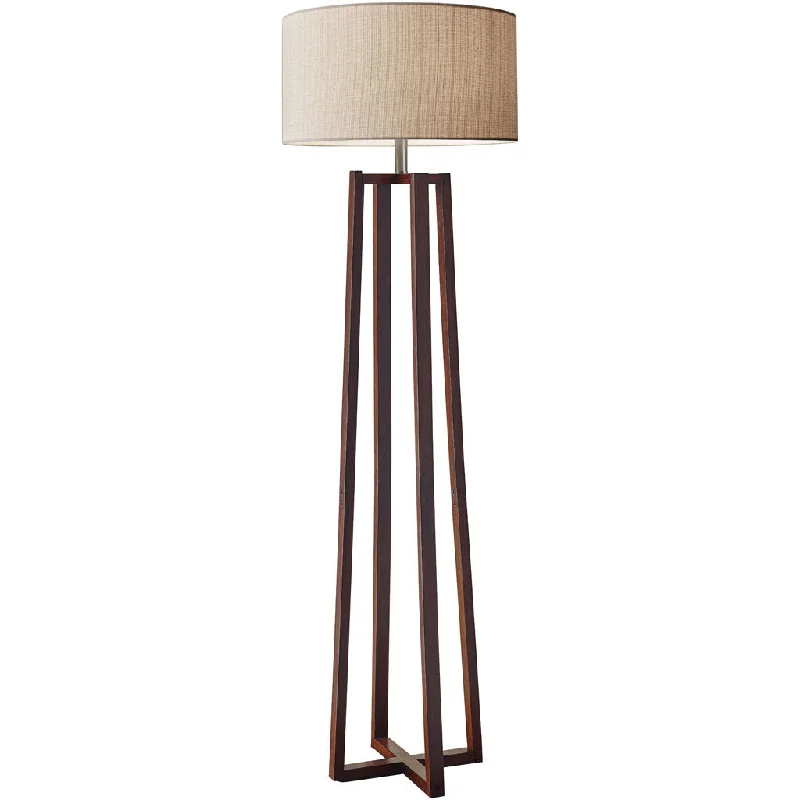 Fabric Floor Lamp with a Linen Shade for a Relaxed AestheticQuinag Floor Lamp