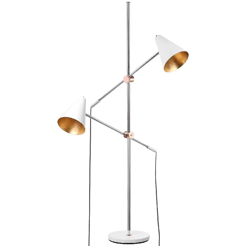 Metal Floor Lamp with a Matte Black Finish for a Sleek LookRex Floor Lamp White