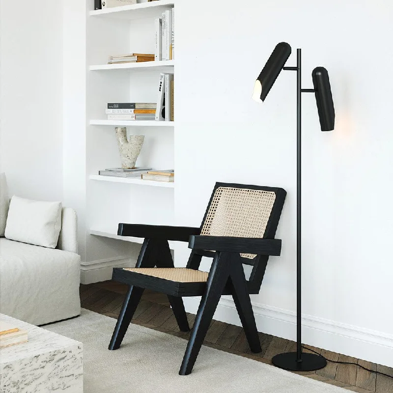 Adjustable Height Floor Lamp for Versatile Lighting NeedsRochelle Floor Lamp - Black